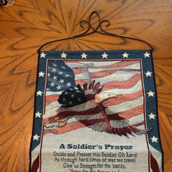 Fabric Hanging A Soldiers Prayer 🇺🇸 - Picture 5 of 5